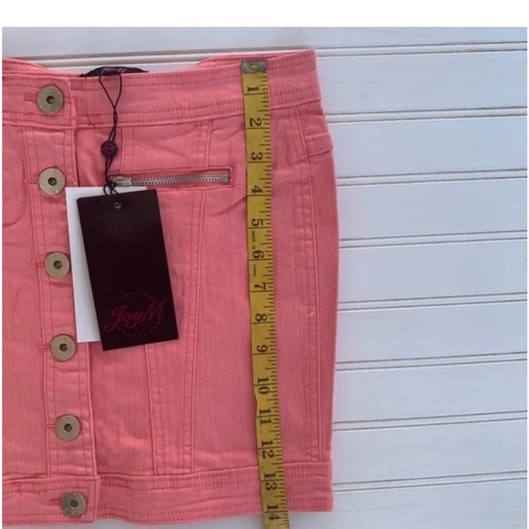 Pink Mini Skirt Casual NEW Size 26 - Picture 6 of 6